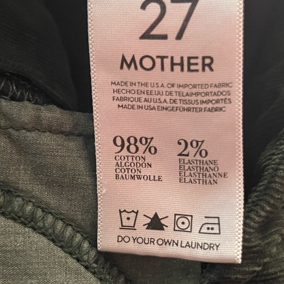 Mother Corduroy The Looker Crop Jeans Pants - Picture 6 of 10